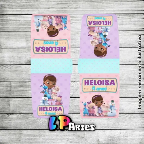 Rótulo Adesivo Tic Tac - Doutora Brinquedos