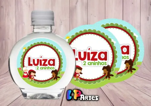Rótulo Água Ouro Fino Chapeuzinho