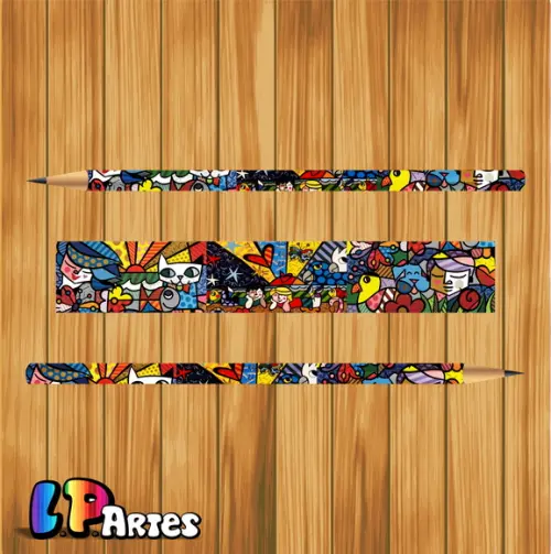 Rótulo para Lápis Romero de Britto
