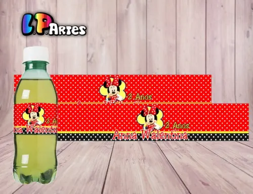Rótulo Refrigerante Caçulinha Minnie