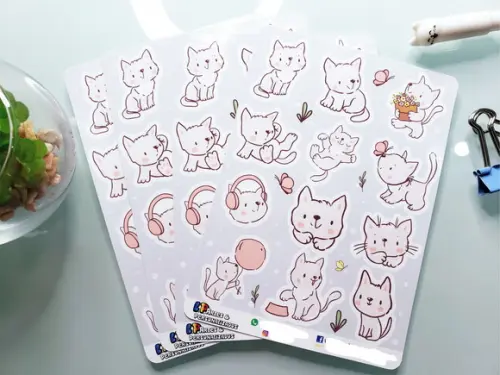 Stickers - Cartela de Adesivos - Gatinhos 2