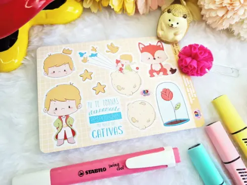 Stickers - Cartela De Adesivos Em Vin - O Pequeno Príncipe 3
