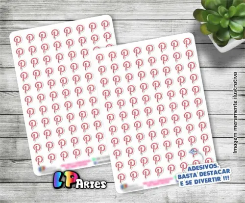 Stickers - Cartela De Adesivos Vinil - Pinterest