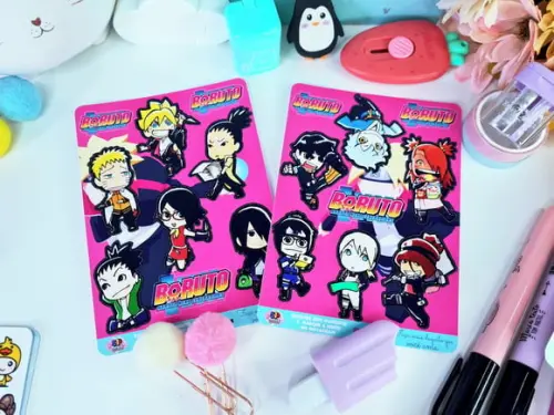 Stickers -cartela De Adesivos Em Vinil - Boruto (2 Cartelas)