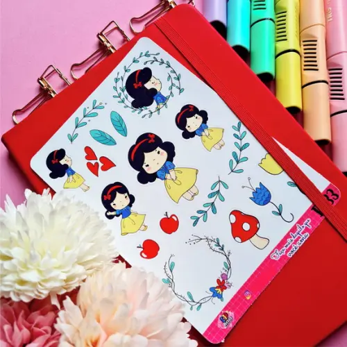 Stickers em Vinil - Branca de Neve