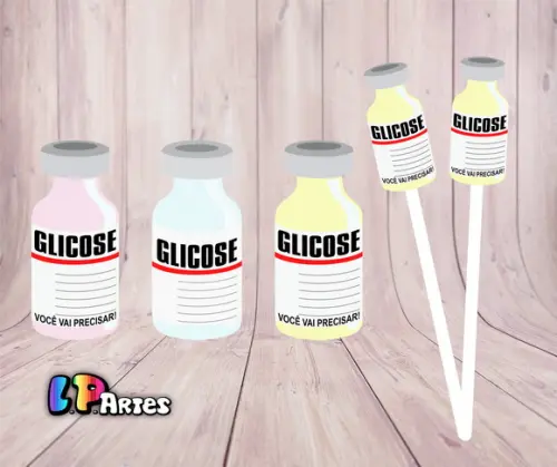 Tag - Topper para Docinho Glicose