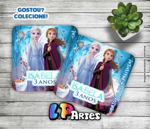 Tag Agradecimento - Frozen 2