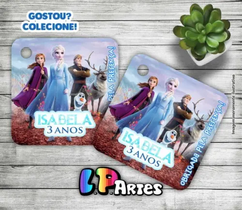 Tag Agradecimento - Frozen 2