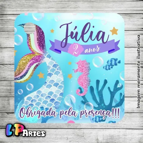 Tag Agradecimento - Sereia