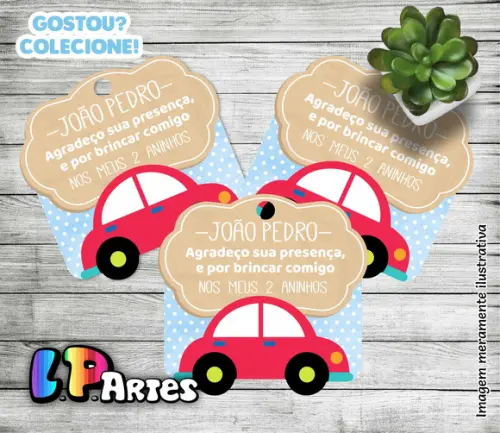 Tag Agradecimento Carrinho