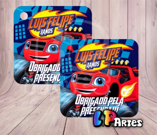 Tag Agradecimento Blaze And The Monster