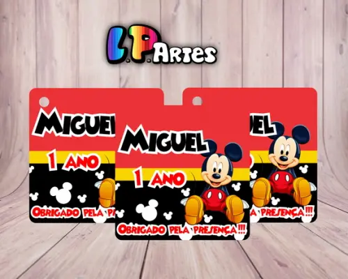 Tag Agradecimento Mickey