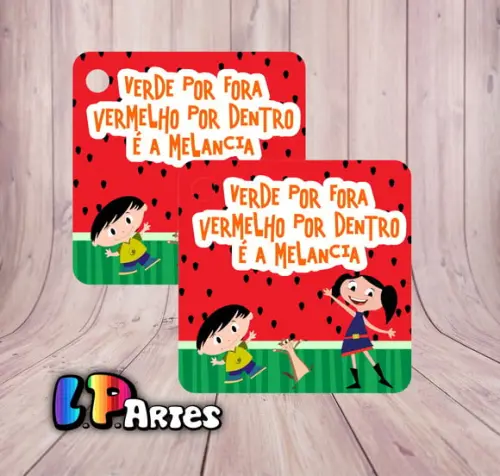Tag Agradecimento Personalizada Show da Luna