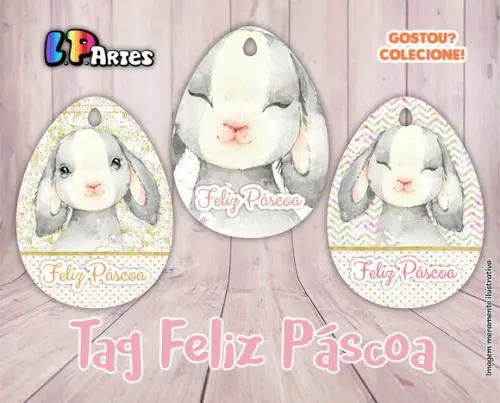 Tag Feliz Páscoa Mod.03