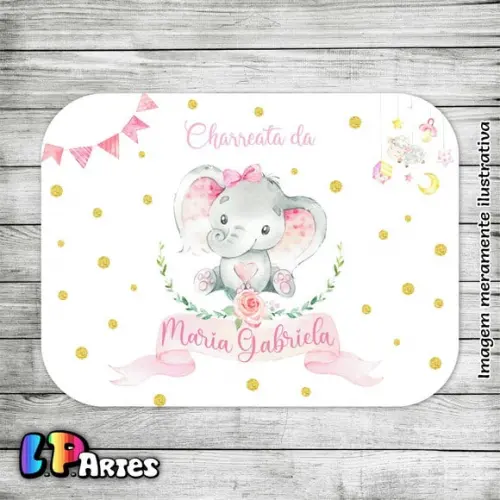 Tampa Marmita - Elefantinha Baby