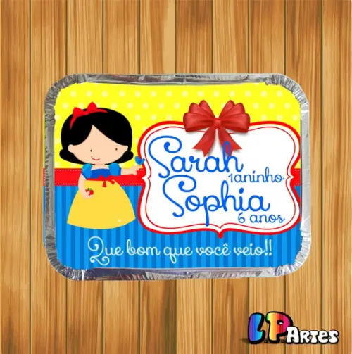 Tampa Marmita Branca de Neve 2