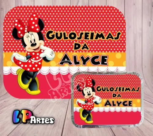 Tampa Personalizada para Marmita Minnie
