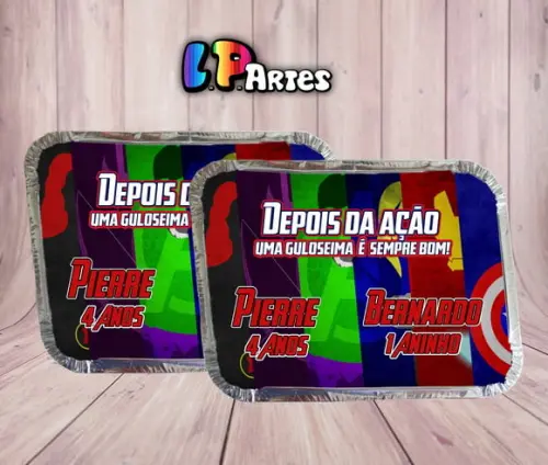 Tampa para Marmita Vingadores