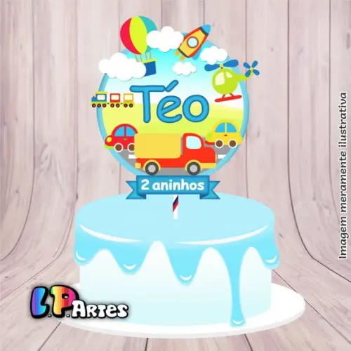 Topo de Bolo - Brinquedos