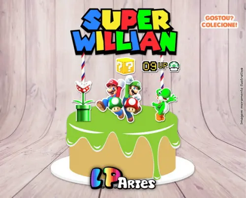 Topo de Bolo - Super Mario Bross