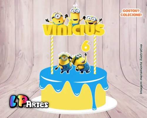 Topo de Bolo -minions