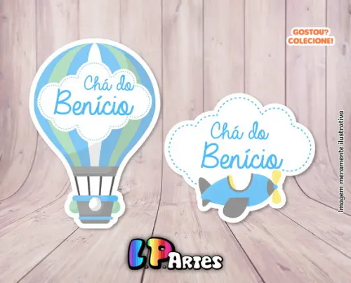 Topper -balão, Pipa, Avião