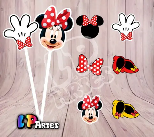 Topper Minnie Vermelha