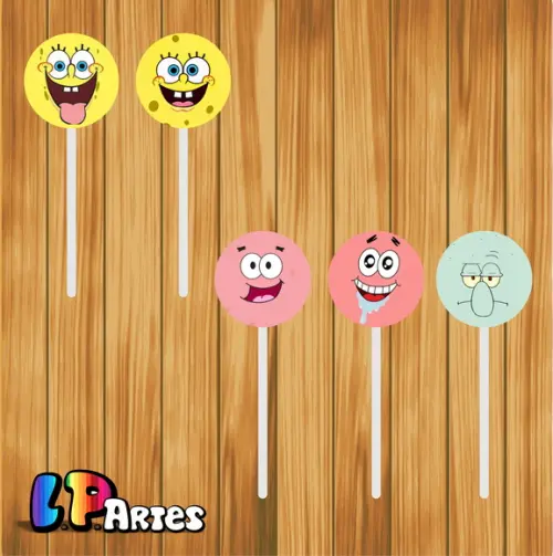 Topper p/ Docinho Bob Esponja