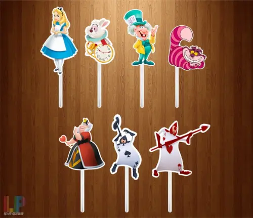 Topper para Docinho Alice no País das