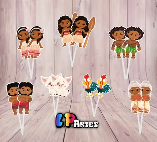 Topper para Docinho Moana