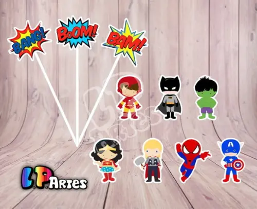 Topper Super Heróis