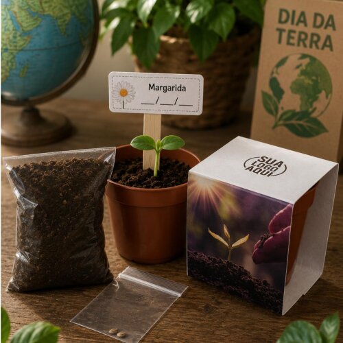 Kit Plantio para Dia da Terra