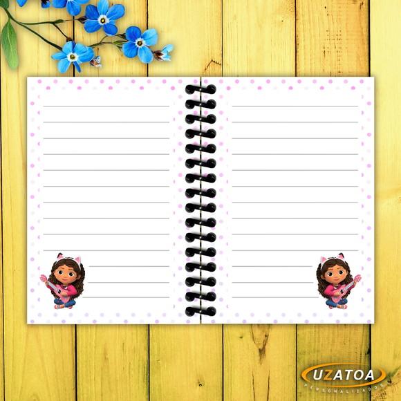 Caderninhos com Capa e Folhas Personalizadas - A Casa Mágica da 