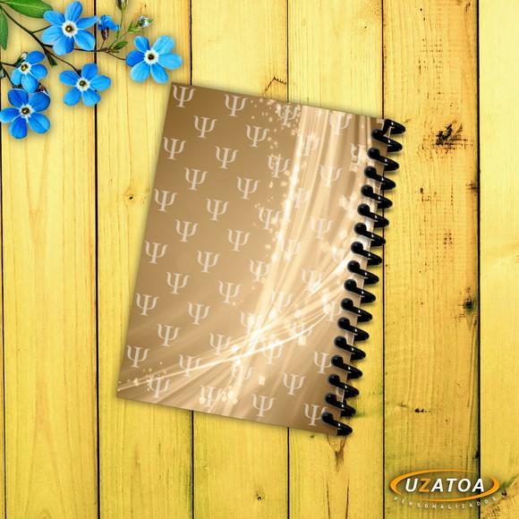 Caderninhos com Capa e Folhas Personalizadas - Psicologia