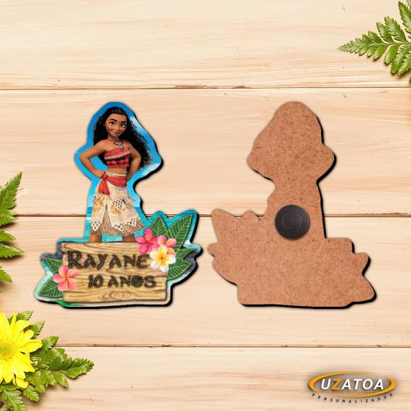 Ímã Personalizado em mdf - Moana