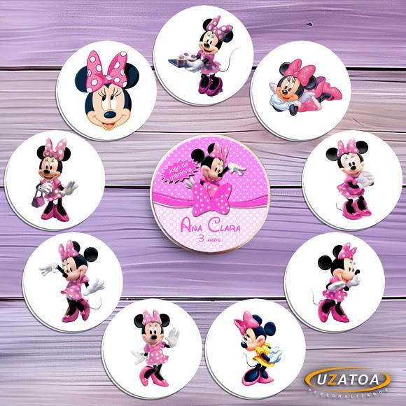 Jogo da Memória Personalizado na Latinha - Minnie