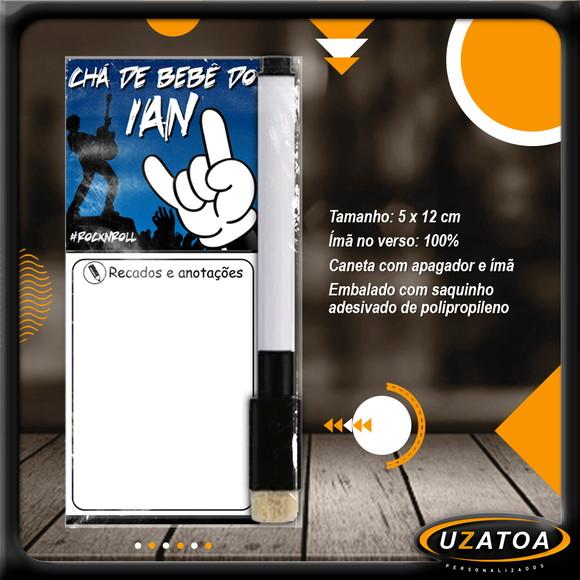 Mini Lousa Personalizada com Caneta e Embalagem