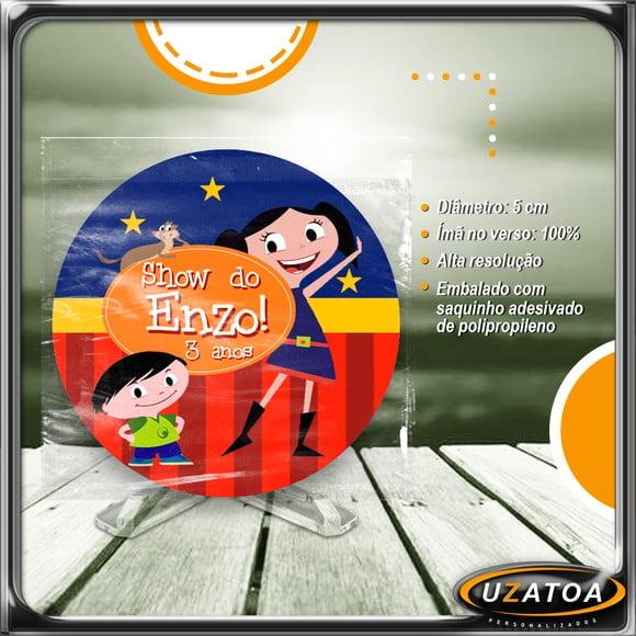 Ímã Redondo Personalizado - Show da Luna