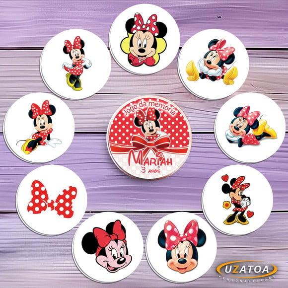 Jogo da Memória Personalizado na Latinha - Minnie