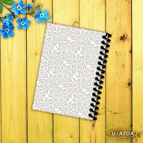 Caderninhos com Capa e Folhas Personalizados - Batizado
