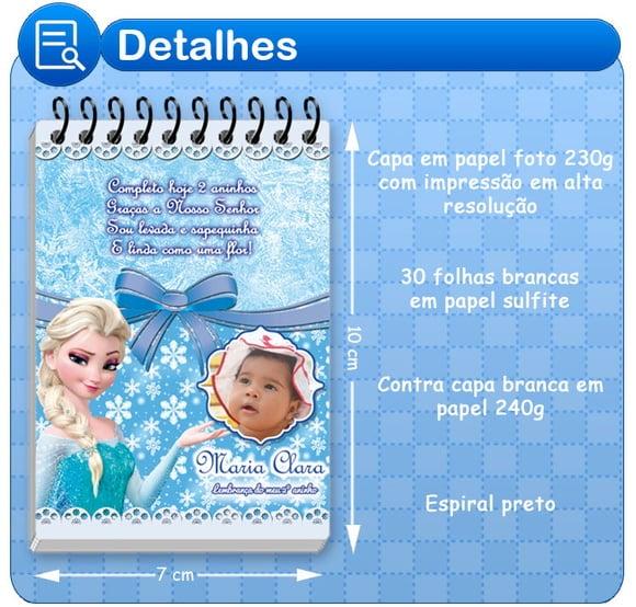 Bloco Personalizado - Frozen