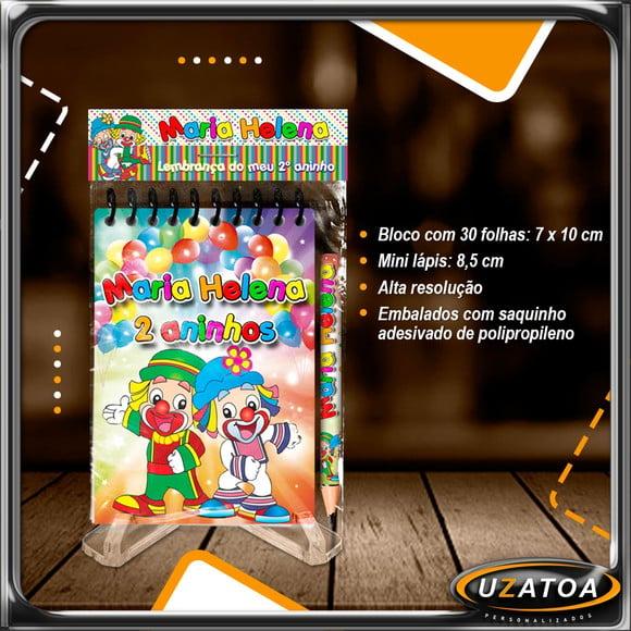 Bloco Personalizado com Lapela e Mini Lápis - Patati Patata