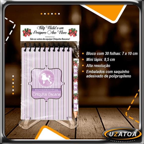 Bloco Personalizado com Mini Lápis - Brinde Corporativo