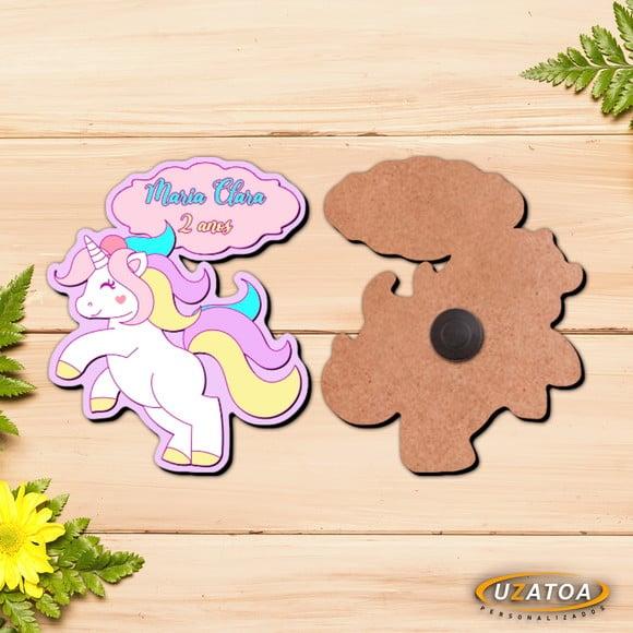 Ímã Personalizado em mdf - Unicórnio