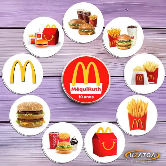 Jogo da Memória Personalizado na Latinha - Mc Donalds