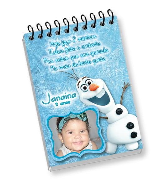 Bloco Personalizado - Frozen