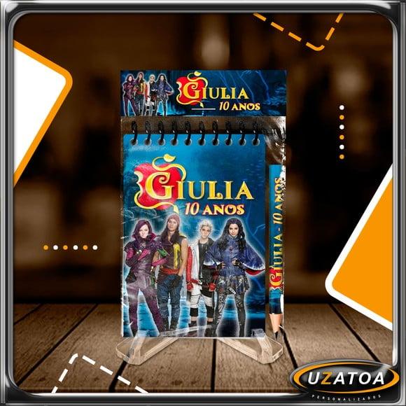 Bloco Personalizado com Lapela e Mini Lápis - Descendentes