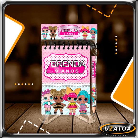 Bloco Personalizado com Lapela e Mini Lápis - Lol