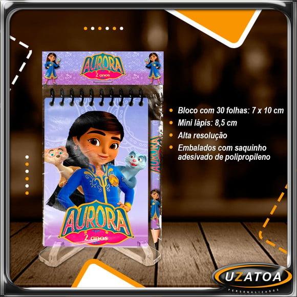 Bloco Personalizado com Lapela e Mini Lápis - Mira Detetive