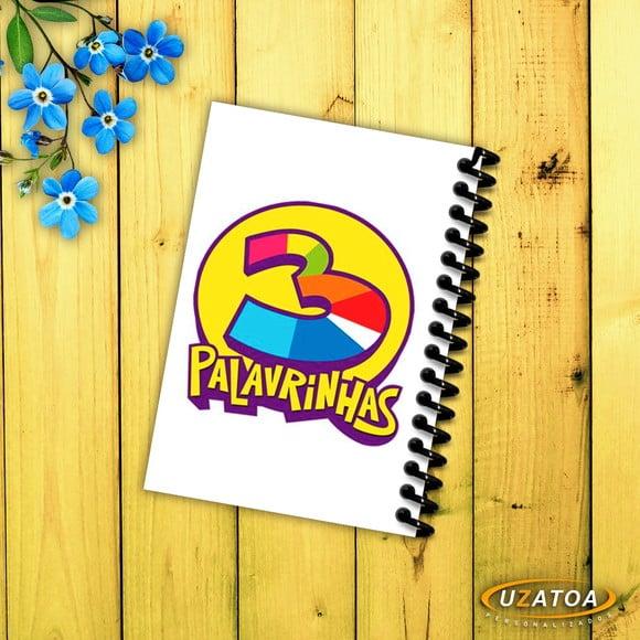 Caderninhos com Capa e Folhas Personalizadas - 3 Palavrinhas